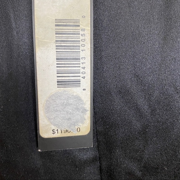 Catherine Maladrino cut-out gown with white leather waist band NWT - Picture 7 of 14